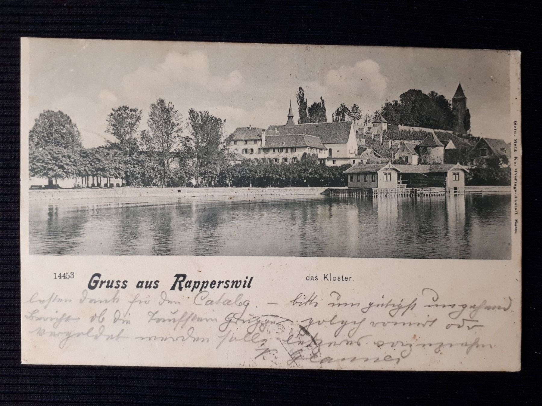 Ansichtskarten: RAPPERSWIL 1901 - MIT MANGELN – Gebraucht aus Ponto Valentino von giorgia06