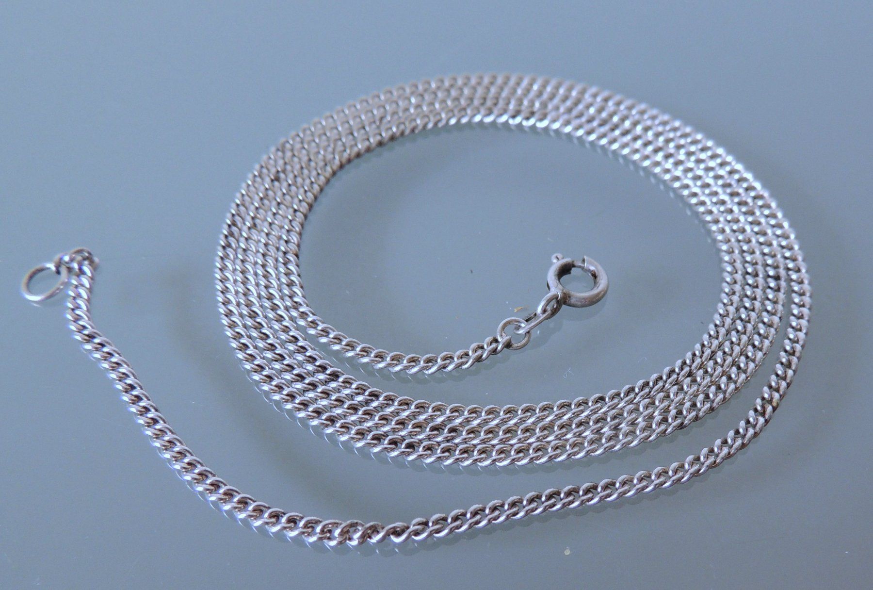 Catenine: Silber 800 Panzer Halskette 71 cm / 2 mm – Usato da Waldenburg venduto da schaller707