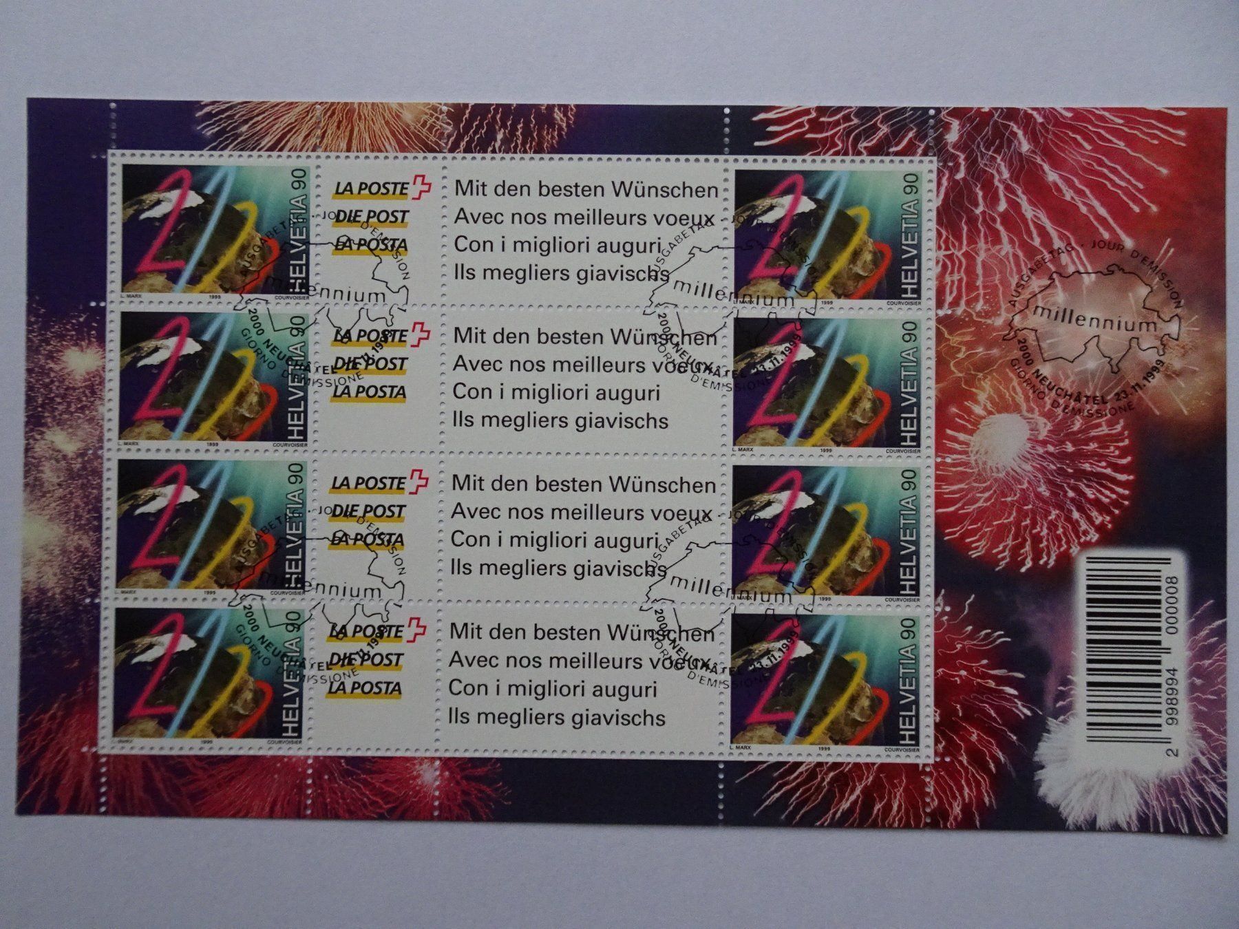 Alle Briefmarken: 2000 – Neu (gemäss Beschreibung) aus Aadorf von Chnorli-Furz