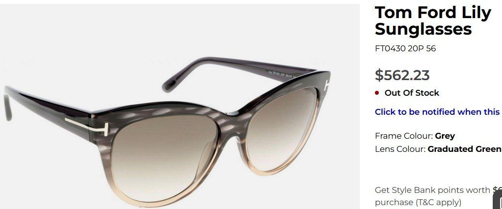 Tom Ford Occhiali & Lenti: Tom Ford Sonnenbrille / lunettes de soleil – Usato da Collonges venduto da Allegree 9