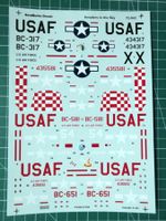 1/72 Douglas B-26B RB-26C A-26C Invader 4 Versionen Decals