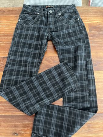 Kosmo Lupo Herren Hose Gr. 29 Karomuster Top Zustand!