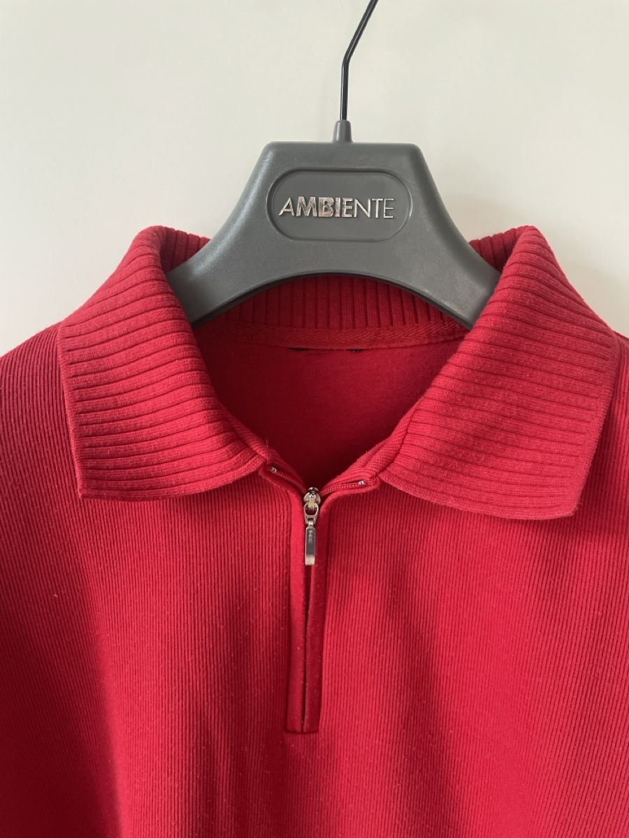 Maglioni & Felpe: Roter Strickpullover mit Reissverschluss, Gr. M – Usato da Basel venduto da lea_d56l 1