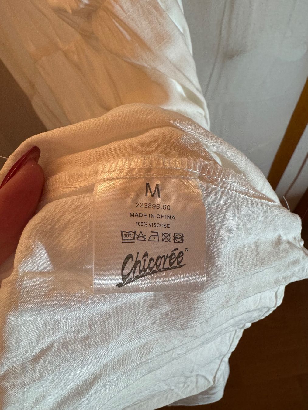 Kleider: weisses Sommerkleid von Chicoree Gr. M – Neu (gemäss Beschreibung) aus Grosswangen von second_hand_dress 6
