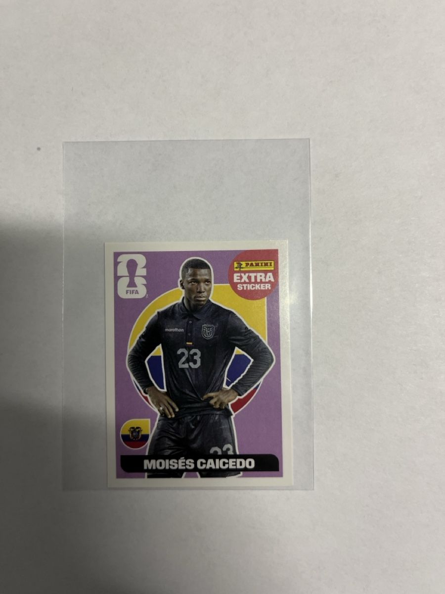 Panini Carte collezionabili: Panini World Cup 2026 Extra Sticker - Moisés Caicedo Lila – Usato da Winterthur venduto da fla_hwg8