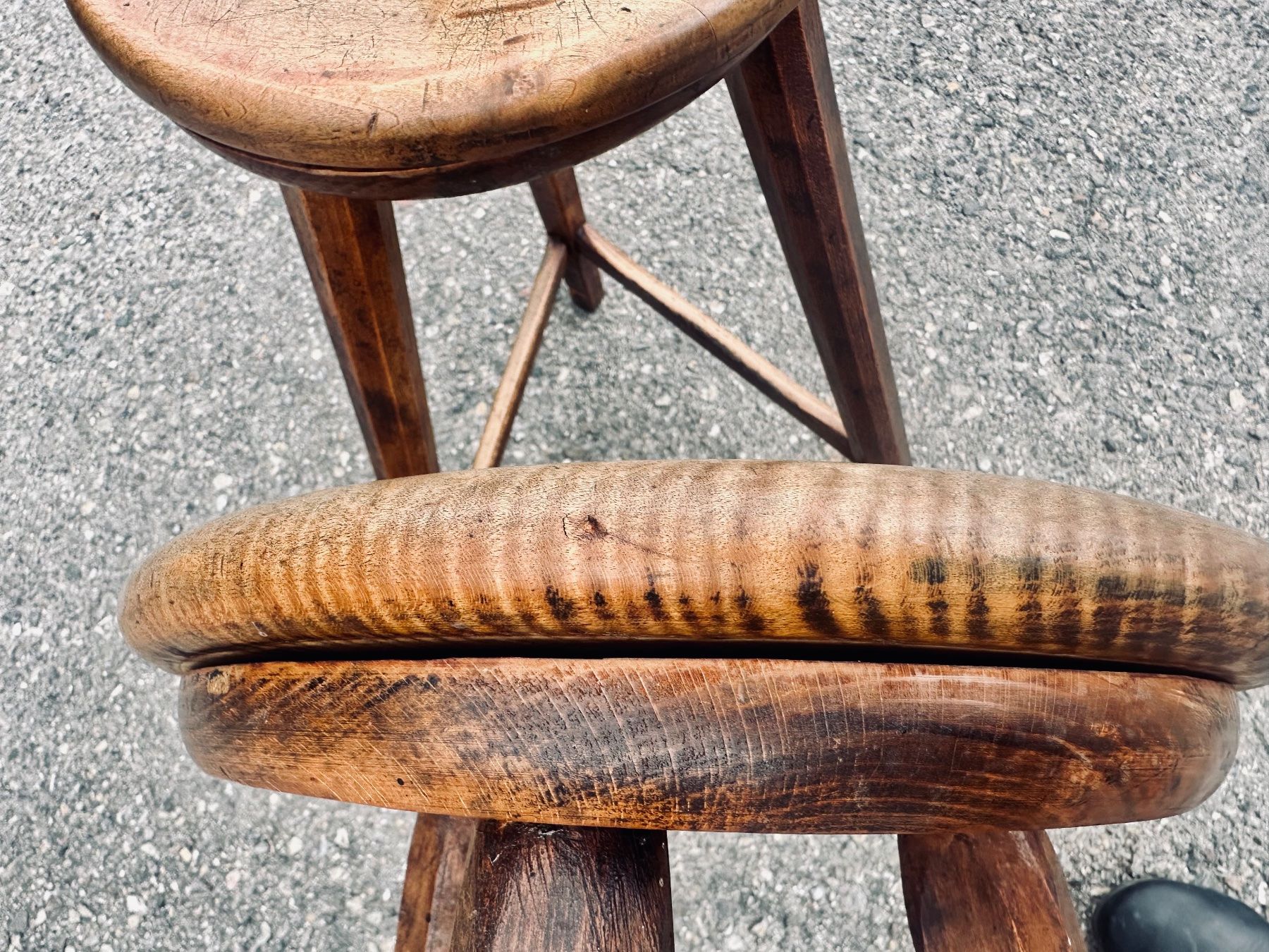 Hocker: Barhocker Holz Set 2 Stühle – Gebraucht aus Otelfingen von Yossi-68 8