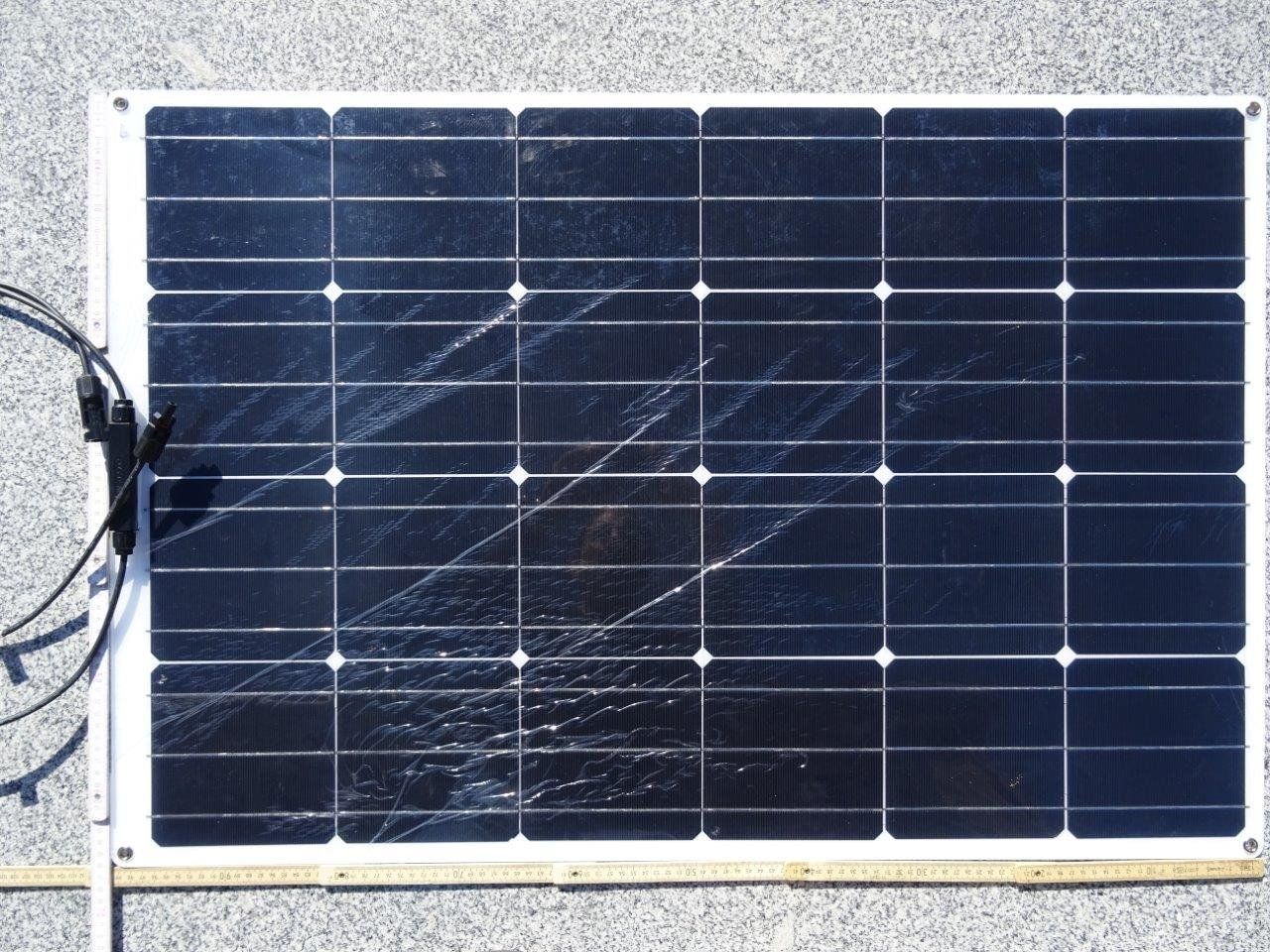 Dispositivi a energia solare: Solarpanel, semiflexibel, 100W – Nuovo (secondo la descrizione) da Weingarten-Kalthäusern venduto da rch_09 1
