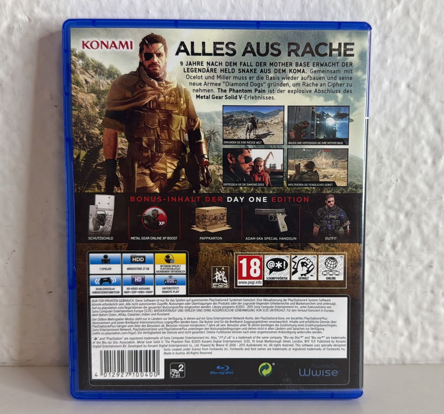 Giochi: Spiel Metal Gear Solid V Day One Edition PS4 – Usato da Ehrendingen venduto da lax21 1