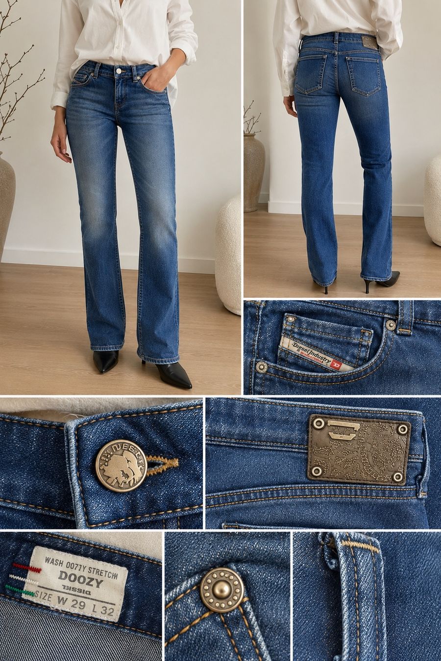 Diesel Jeans: Diesel Doozy Jeans W29/L32 Bootcut – Nuovo (secondo la descrizione) da Wallisellen venduto da Lan_82sz 1