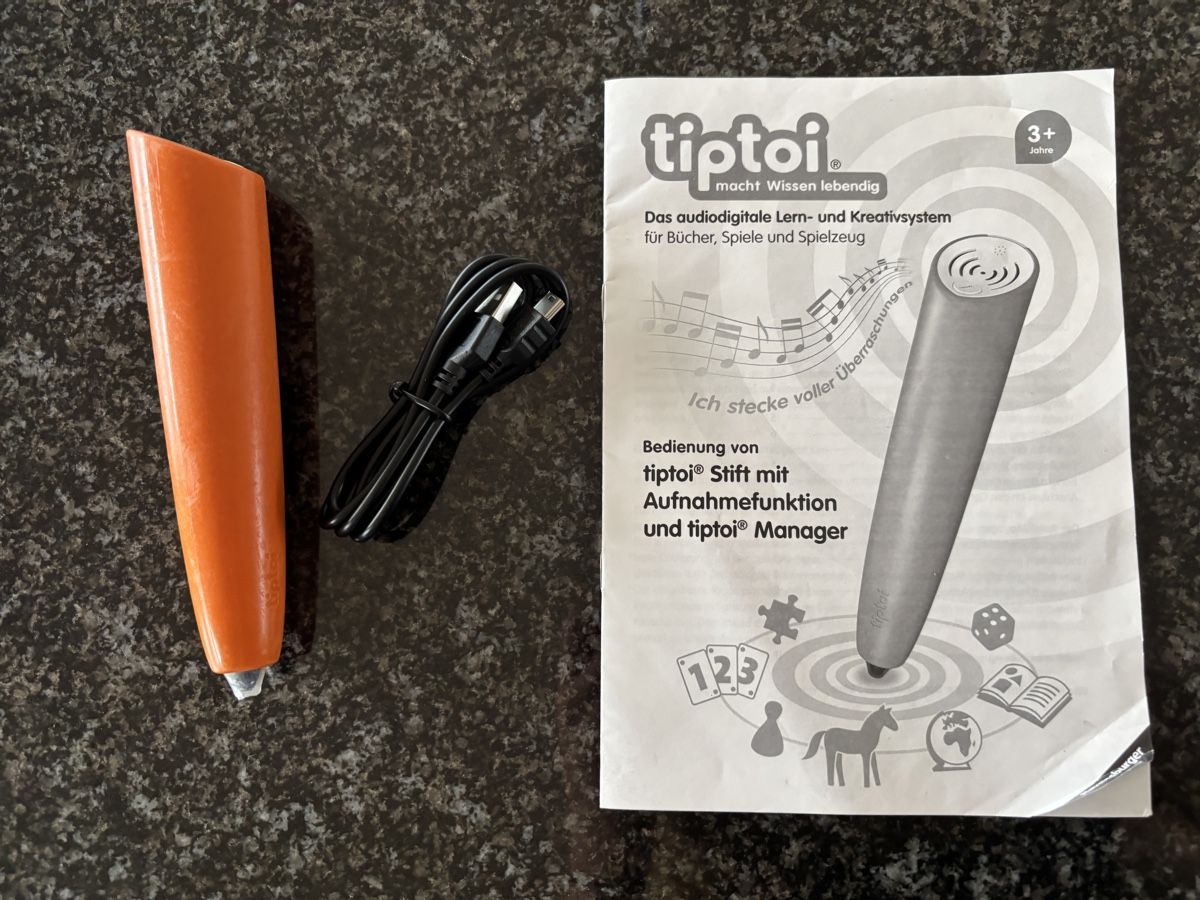 Tiptoi Giochi: Tiptoi Stift 3. Generation inkl Ladekabel  – Usato da Grosswangen venduto da Sunnyday35