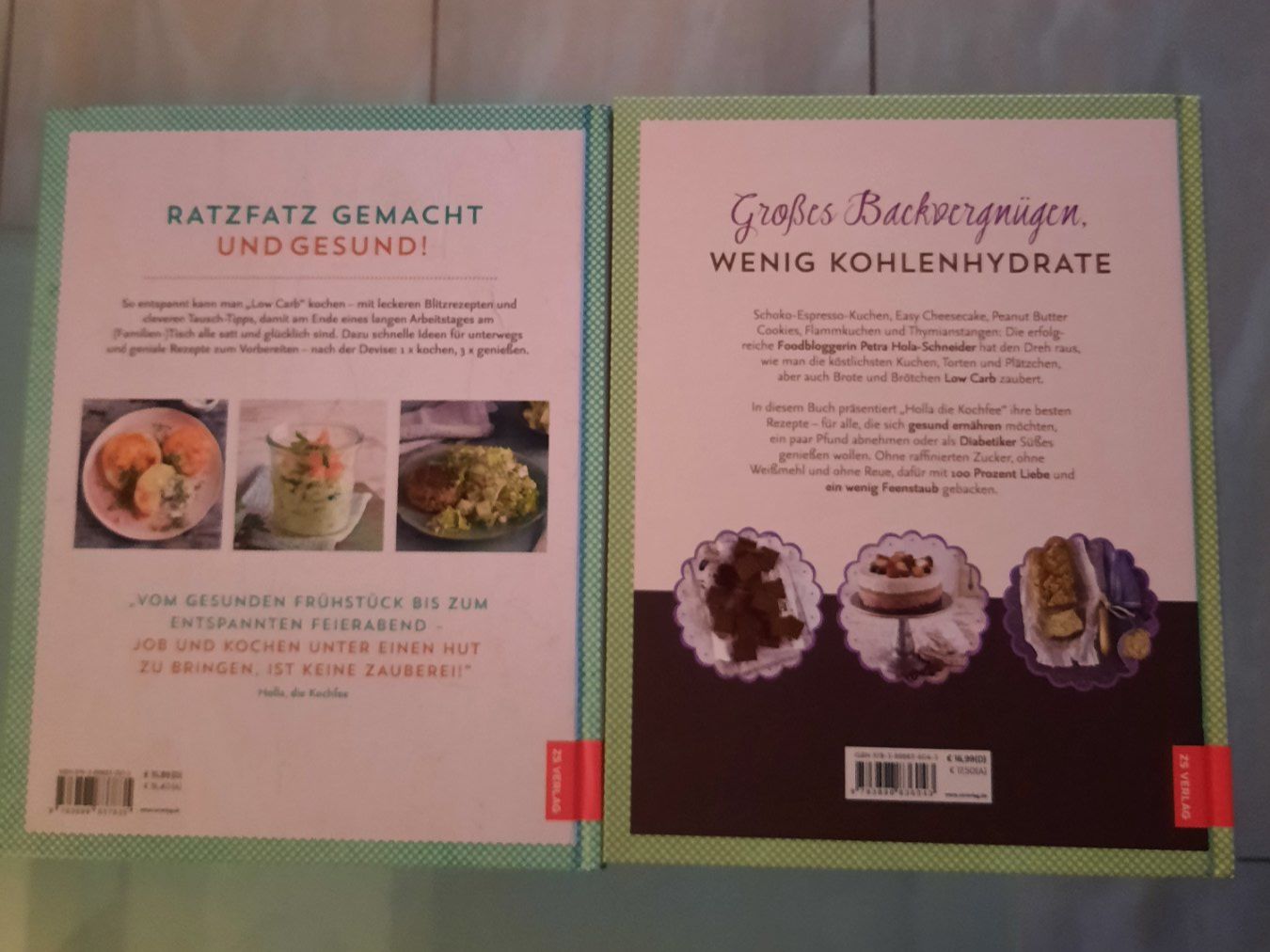 Bücher: 2 Stk. Kochbücher "Low Carb" für Berufstätige & Backen – Gebraucht aus Ibach von urs_sl5h 1