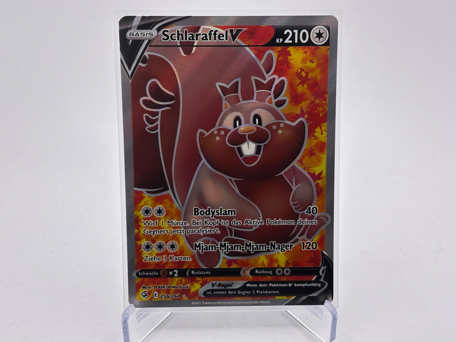 Pokémon Carte collezionabili: Fusionsangriff - Schlaraffel V  (FST 256) - DE – Nuovo (secondo la descrizione) da Allschwil venduto da Bullach