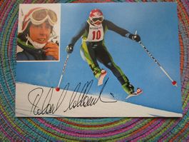ROLAND COLLOMBIN CH SKI FAHRER AUTOGRAMM KARTE ANTIK