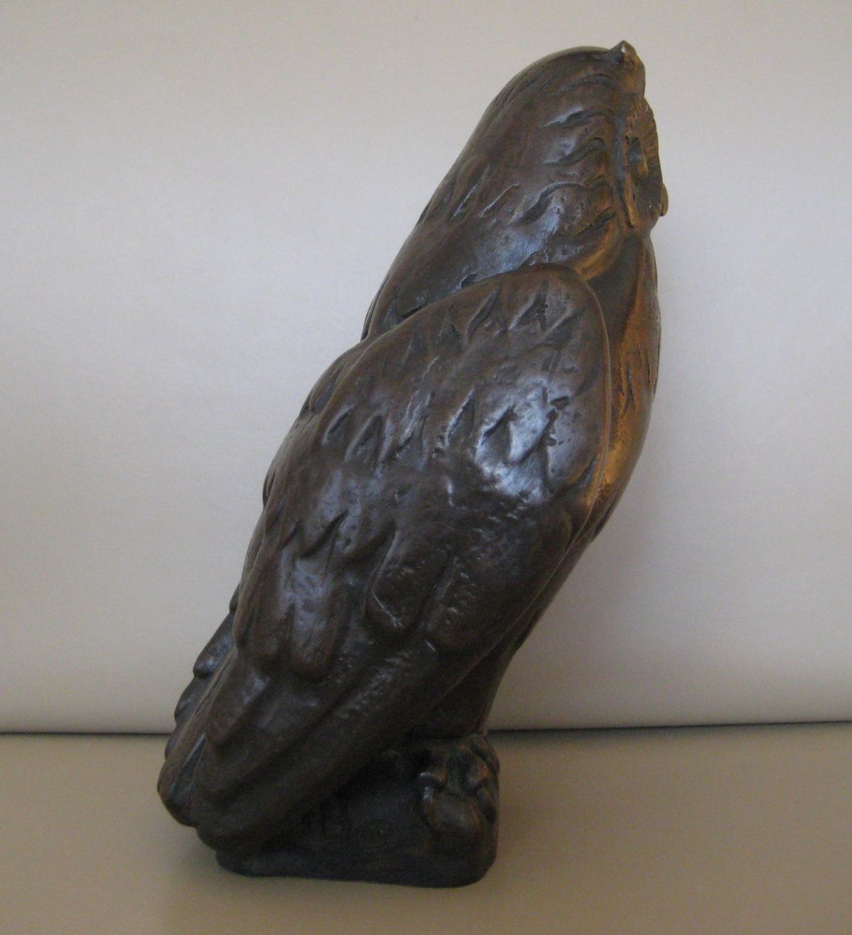 Statuette: Bronze Eule signiert Hans Borer Bildhauer – Usato da Langendorf venduto da Happy11 3