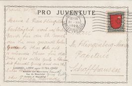 Pro Juventutekarte 1920 Nr. 78 mit Zu. Nr. J15
