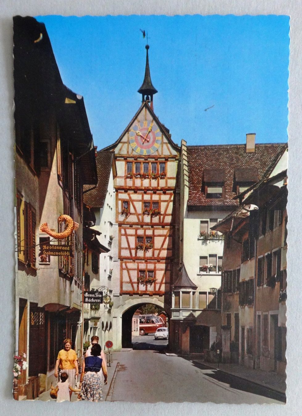 Cartoline postali: Stein am Rhein, Untertor – Usato da Fétigny venduto da Billy2miny
