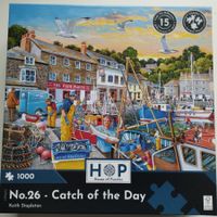 1000 Puzzle HOP, No. 26, Catch of The day, am Hafen, Sommer