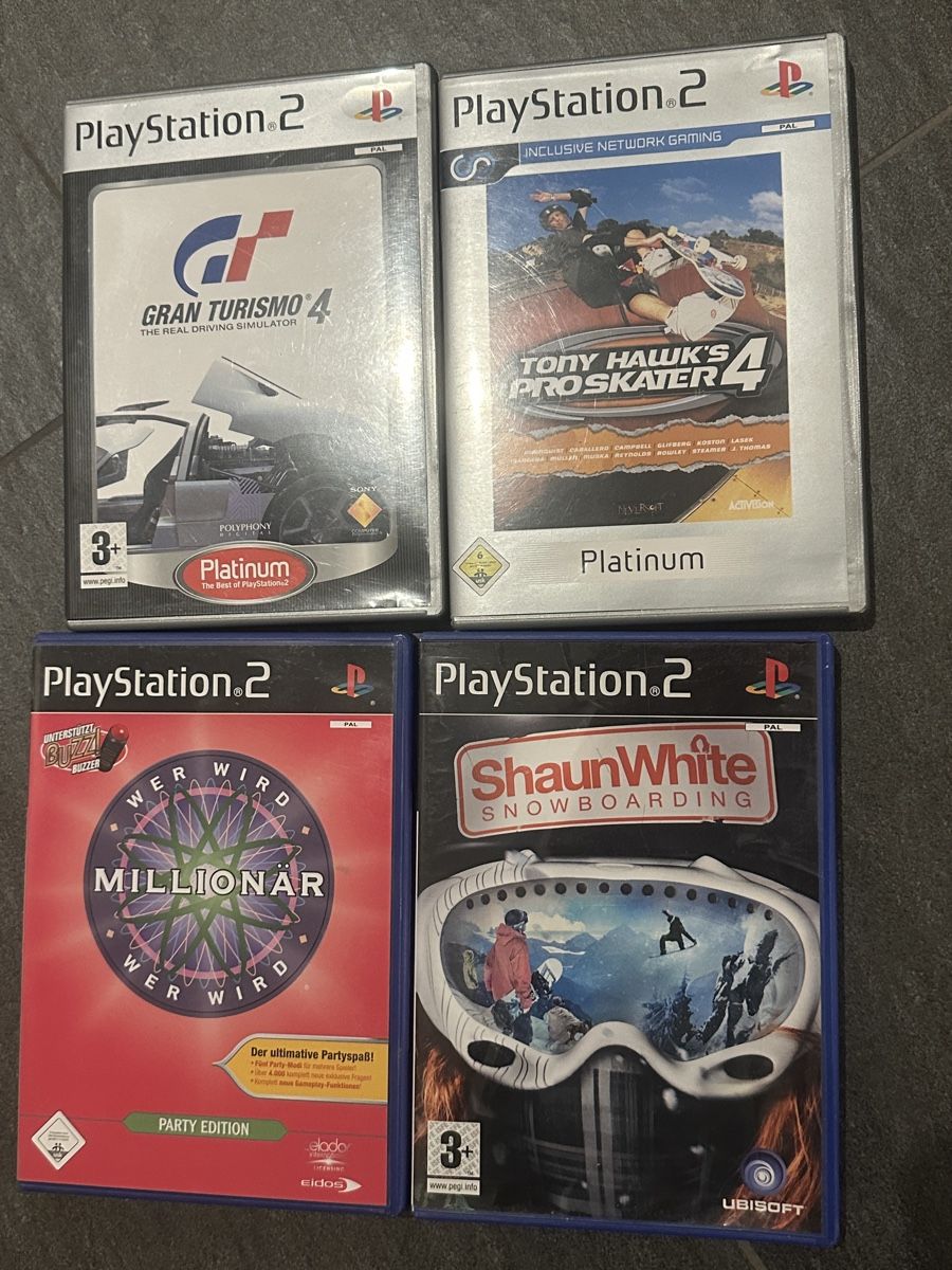 Sony Console: Playstation 2 Konsole,8 Games, Singstar Microfon +Memorycard – Usato da St. Gallen venduto da Ellly 1