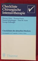 Fachbuch Checkliste Chirurgische Intensivtherapie Medizin