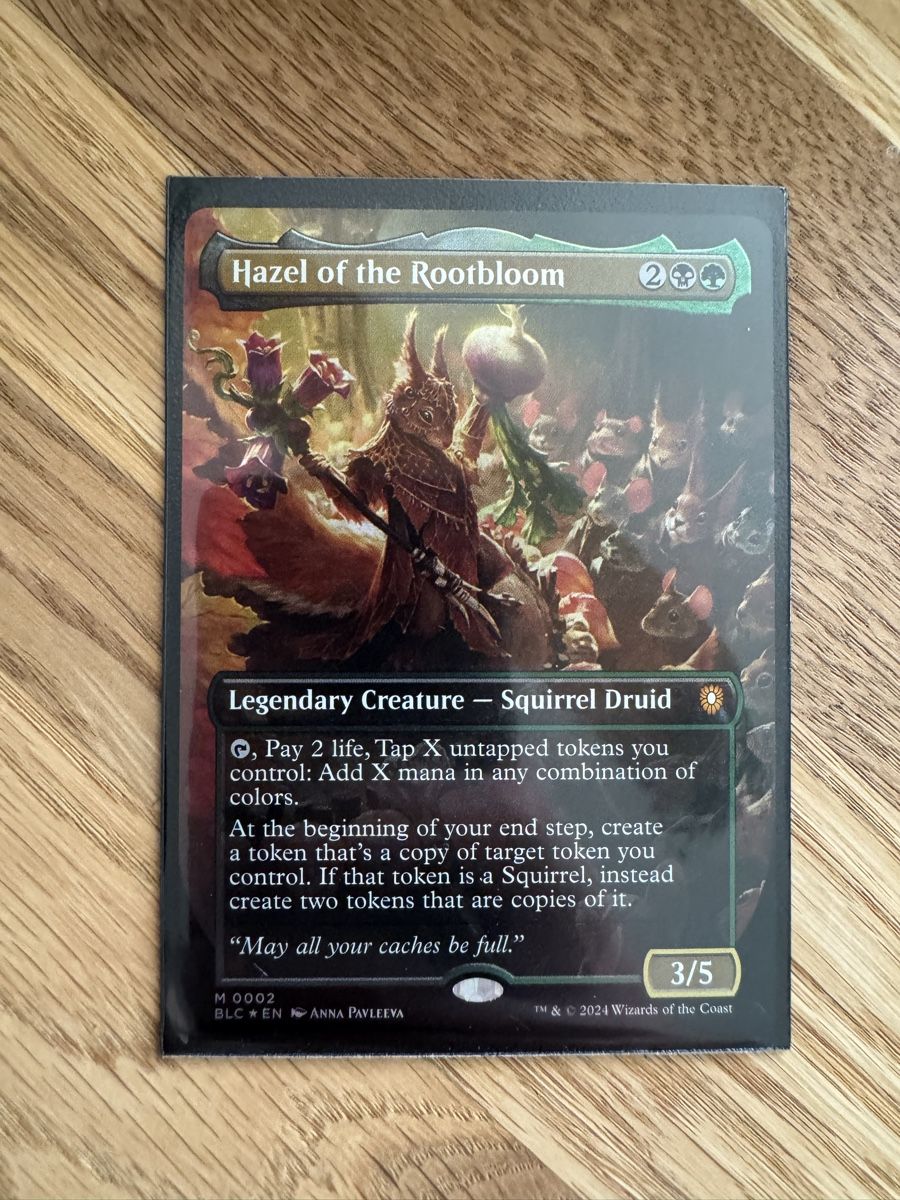 Magic The Gathering Carte collezionabili: MTG Commander Deck Squirreled Away Bloomburrow Precon – Usato da Fislisbach venduto da chicane92