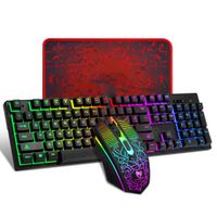 Gaming Tastatur Und Maus Set Keyboard 6 Tasten USB Verkabelt