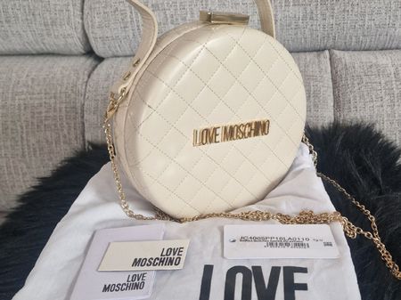 Love Moschino Circle Bag Ivory – Full Set - wie neu