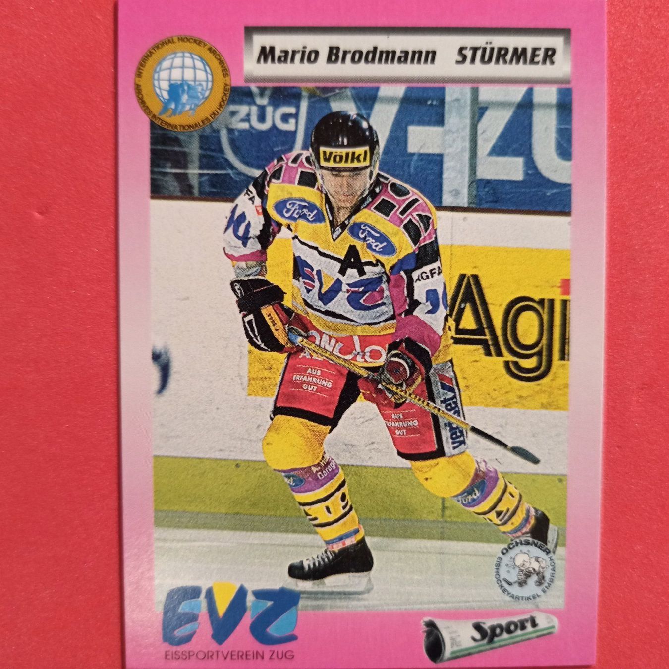 Sammelbilder & Trading cards: Mario Brodmann - EVZ - 1993/94 – Gebraucht aus Dübendorf von kb86_MOVIE