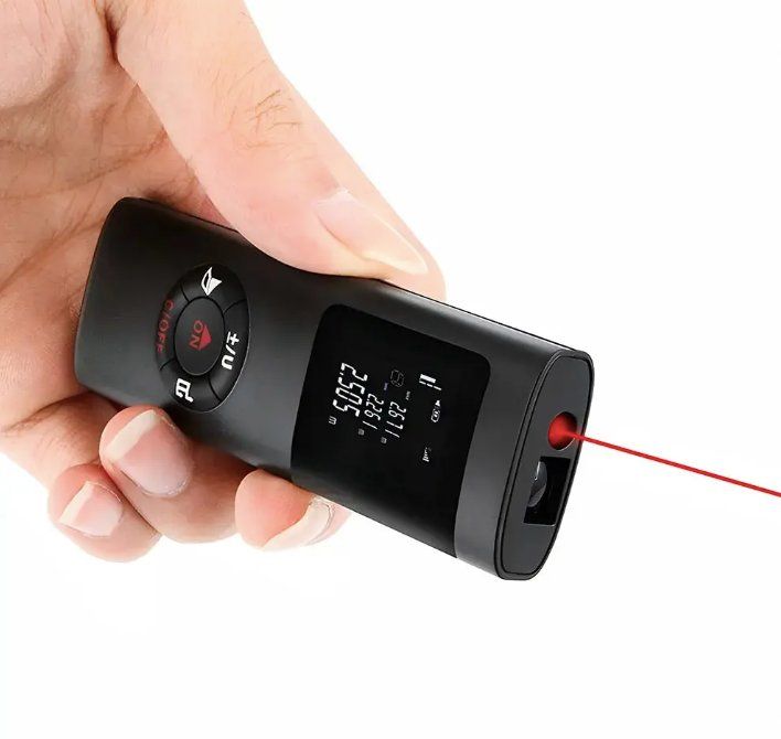 Misurare: Tragbarer Mini USB Laser-Entfernungsmesser 40 Meter – Nuovo e nell'imballaggio originale da Châtelaine venduto da topshop.switzerland 1