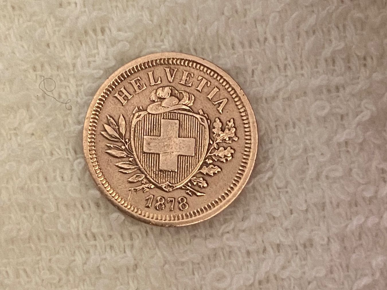 Tutti le monete: 1 centime/rappen 1878 – Usato da Nyon venduto da Ilmi09