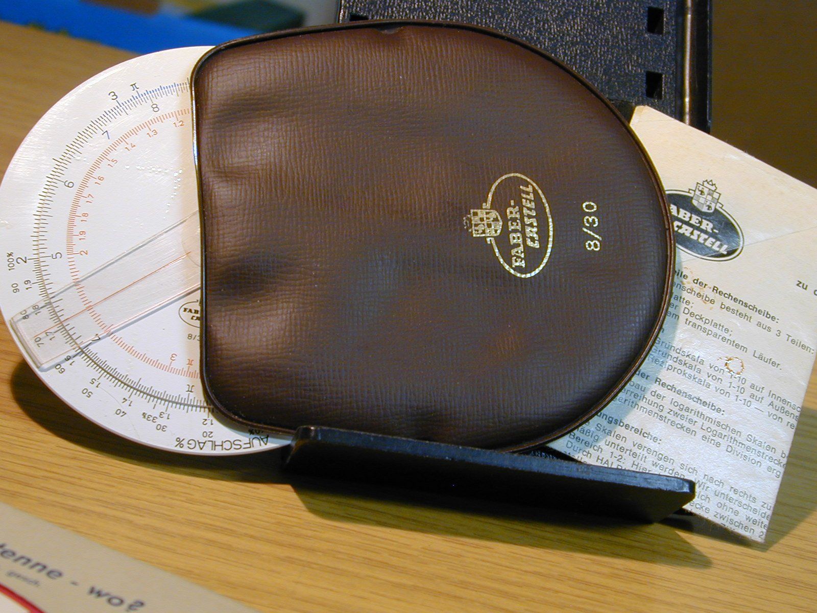 Taschenrechner: FABER-CASTELL 8/30  RECHENSCHEIBE, CIRCULAR SLIDE RULE – Gebraucht aus Oberursel von swinger-ecki 4