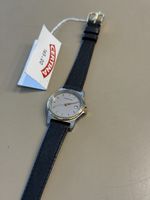 Orologio Certina donna acciaio oro pelle nero nuovo