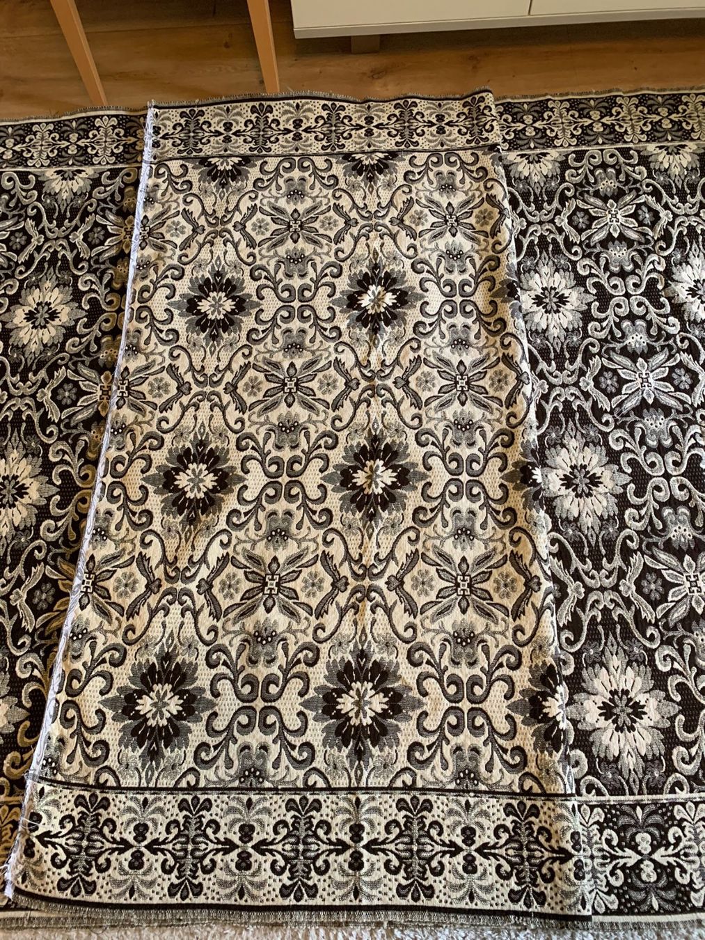 Decken: Reine Schafwolle Handarbeit Decke aus Mazedonien schwarz – Neu (gemäss Beschreibung) aus Nussbaumen AG von normajeanbaker 8