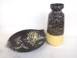 Keramik Vase Schale Fruchtschale Vintage Mid Century Bowl