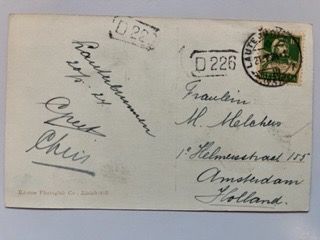 Cartoline postali: Grindelwald Kirche & Wetterhorn – Usato da Sargans venduto da nicsam1815 1