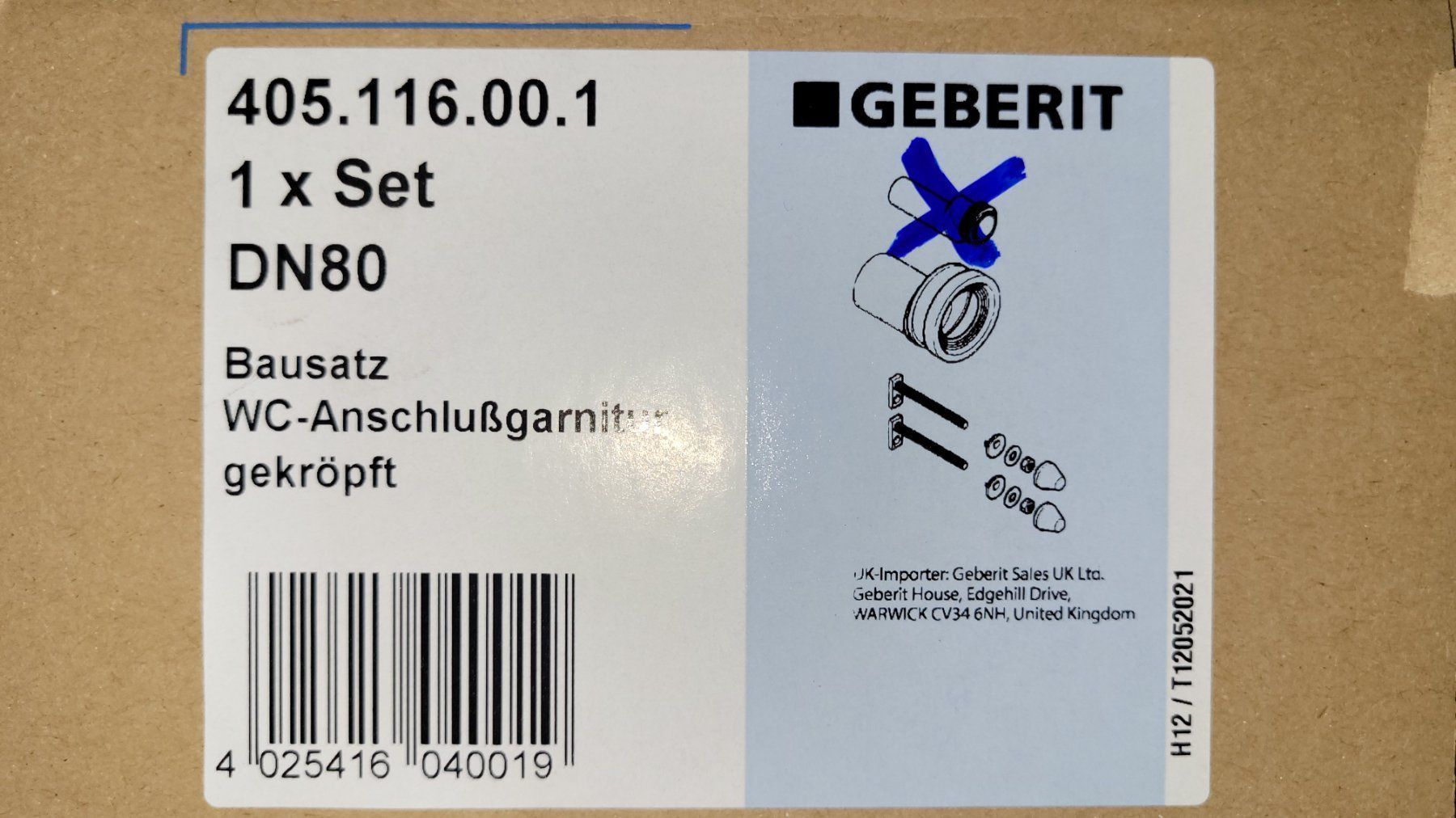 Geberit WC: Geberit 405.116.00.1 – Nuovo e nell'imballaggio originale da Bionnens venduto da Meg011