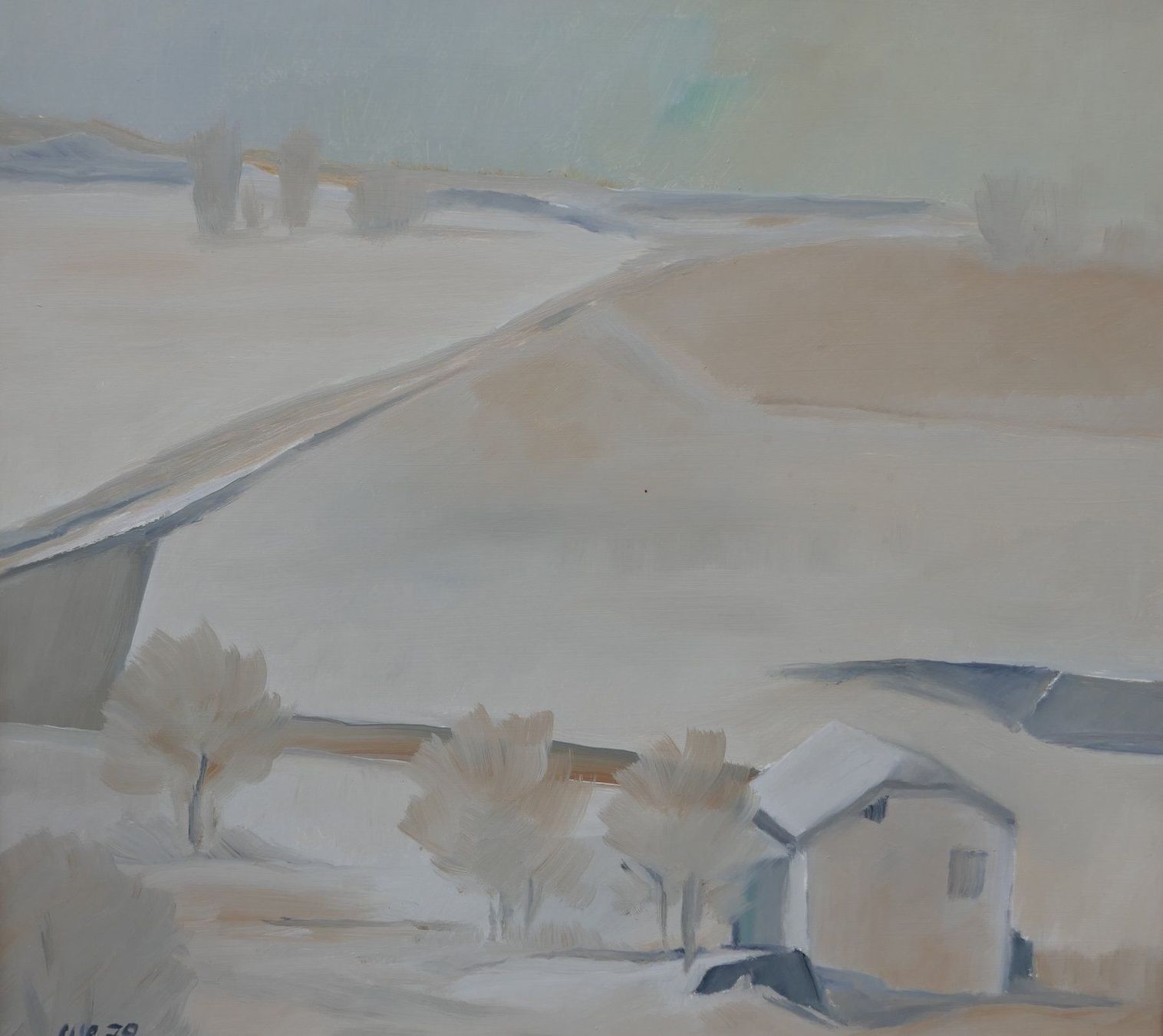 Dipinti: W. Eigenheer (1910-2002)paysage valaisan – Usato da Lausanne venduto da leneko 1