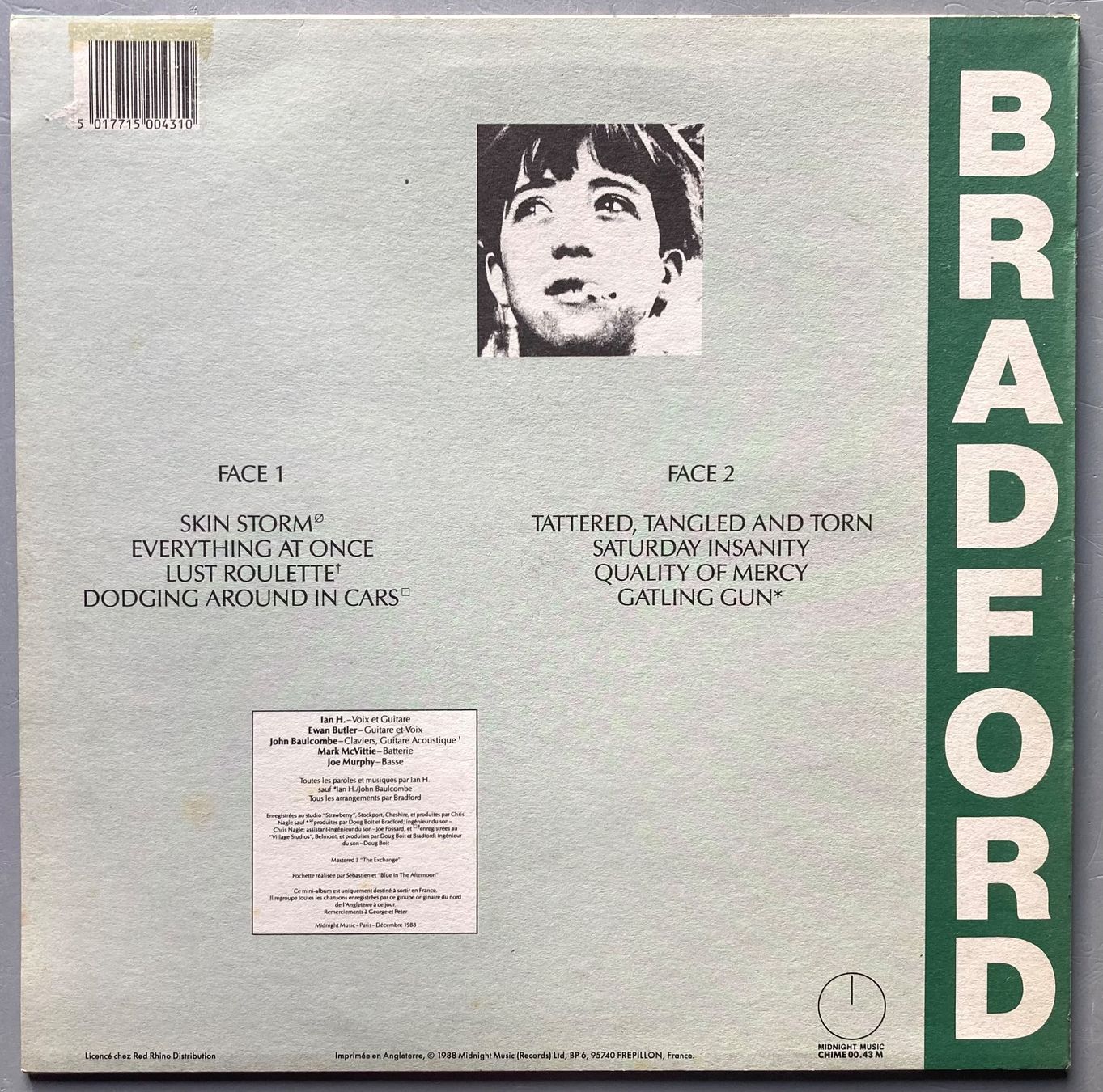 Dischi in vinile: BRADFORD - BRADFORD – Usato da Poliez-Pittet venduto da Newtown-Records 1
