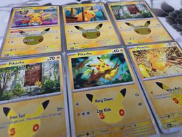 🇬🇧 Pokemon 30th 》Pikachu 6/30