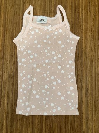 BPC Top, rosa mit Härzli, Grösse 92/98, Sommer Top! 🛍️