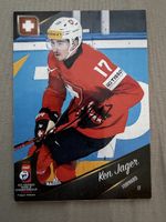 Ken Jäger HCD HC Lausanne Hockey Card signiert 