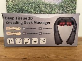 Nacken Massagegerät 3D Shiatsu mit Wärmefunktion neu