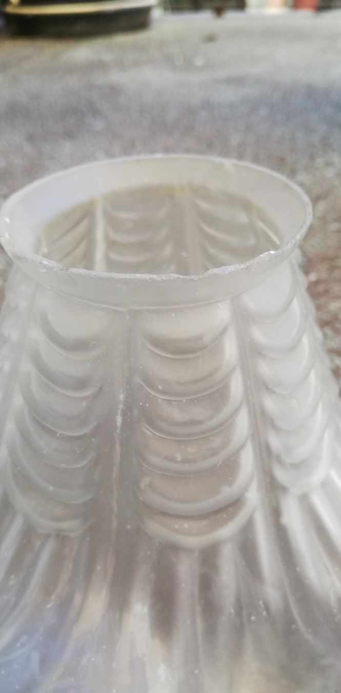 Lampenschirme: Alter Lampenschirm aus Glas – Gebraucht aus Thun von Matthias72 7