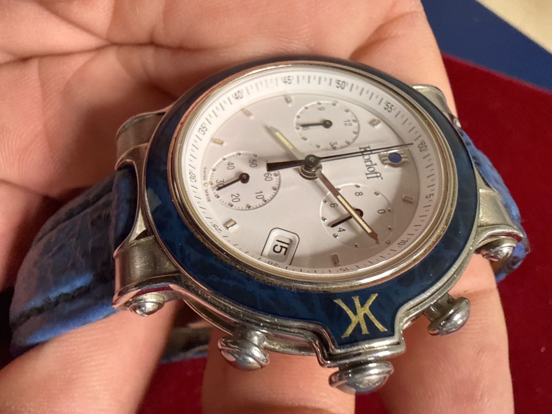 Montres: Korloff Chronograph Quarz 38 mm – D'occasion à Pfeffingen par Allhandelklgwatches 1