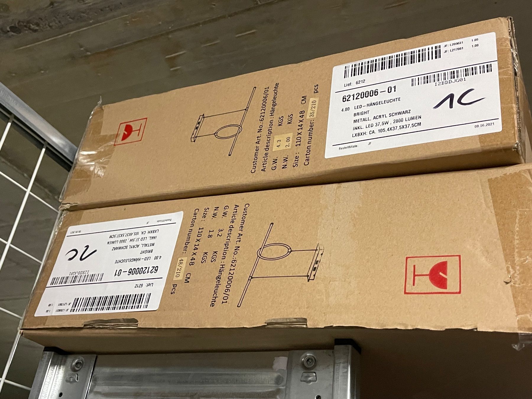 Lampadari & plafoniere: NEUE Lampe Hängeleuchte LED, Originalverpackt NP 249.- – Nuovo e nell'imballaggio originale da Altendorf venduto da RedHairBeast 3