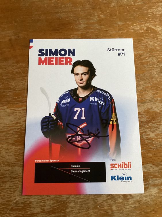 Simon Meier Autogrammkarte (Gebraucht) in Appenzell für CHF 0.5 – mit ...