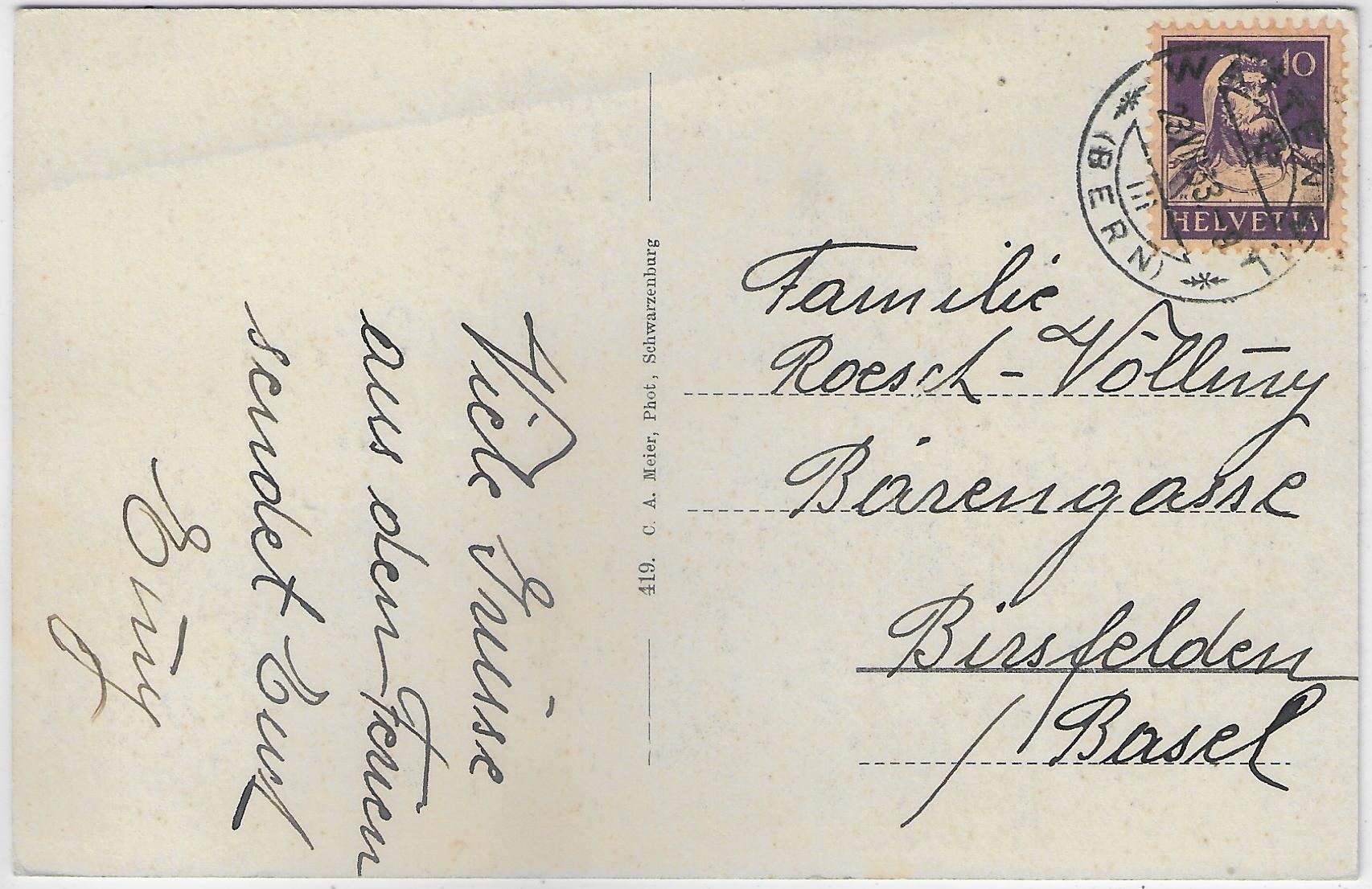Cartoline postali: Ferienheim Dorneren ob Wattenwil – Usato da Ettingen venduto da Kartenplanet 1