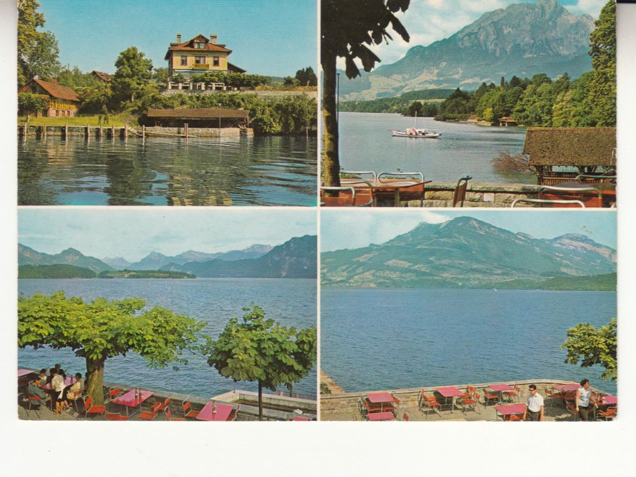 Ansichtskarten: Meggen Angelfluh ca. 1970 – Gebraucht aus Bürglen TG von StampGraf