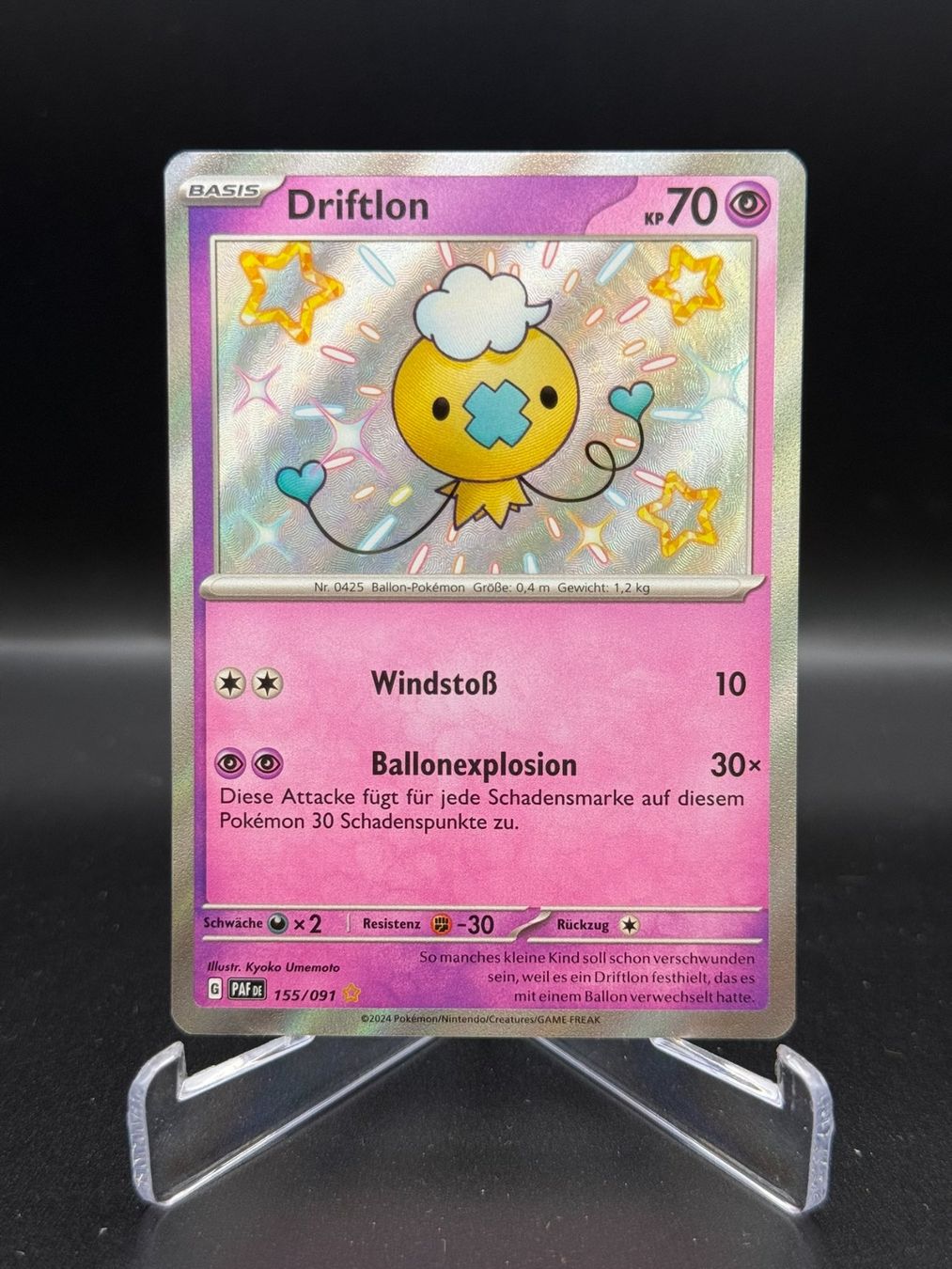 Pokémon Carte collezionabili: Driftlon (PAF 155) - Shiny – Usato da Birmensdorf ZH venduto da SnorlaxMail
