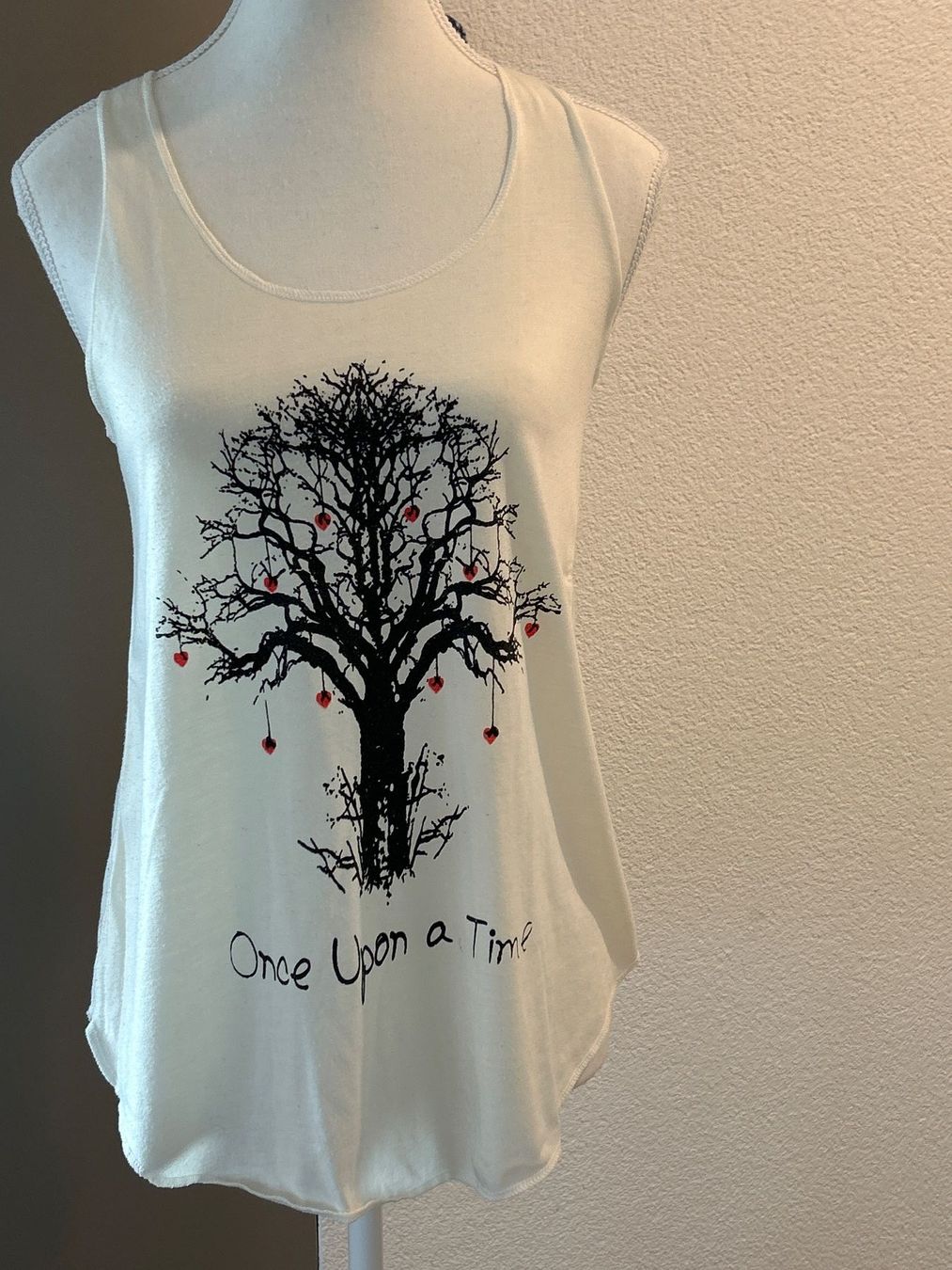 Top: Ärmelloses Shirt Damen weiss mit Baummuster – Usato da Brunnen venduto da Nala2929