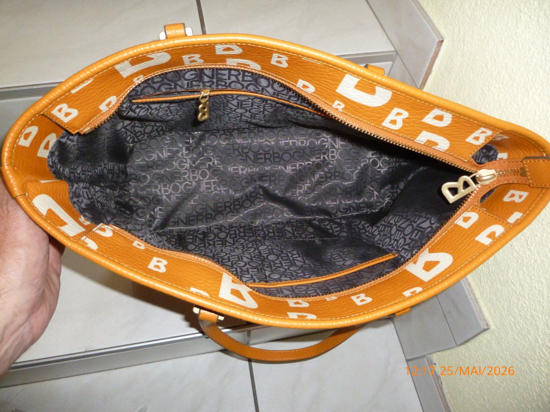 Bogner Borse da donna: BOGNER SHOPPER ORANGEBRAUN ORIGINAL NEU – Nuovo e nell'imballaggio originale da Läufelfingen venduto da Kamari 3